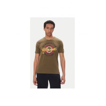 Tricou barbati  251TS2414J641 - Bumbac - Kaki