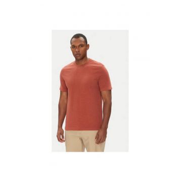Tricou barbati  36JGU105U - Bumbac - Visiniu