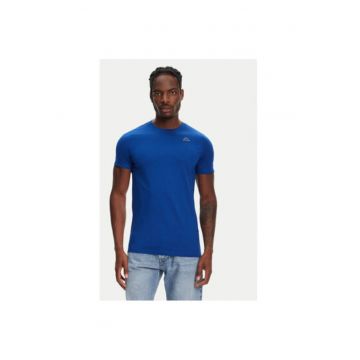 Tricou barbati  611187W - Bumbac - Albastru