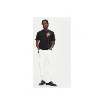 Tricou barbati  78OAHE07 CJ110 - Bumbac - Negru