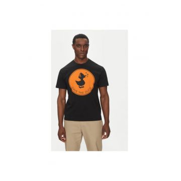 Tricou barbati  DT0825M-BESY20 - Bumbac organic - Negru