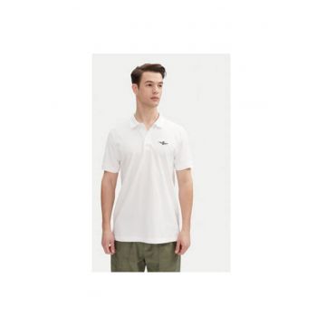 Tricou polo barbati  251PO1843P191 - Bumbac - Alb