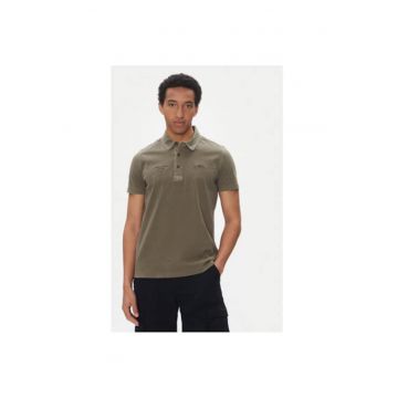 Tricou polo barbati  251PO1852J677 - Bumbac - Kaki