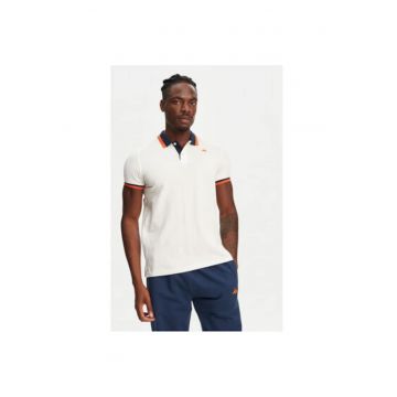 Tricou polo barbati  611255W - Bumbac - Ecru