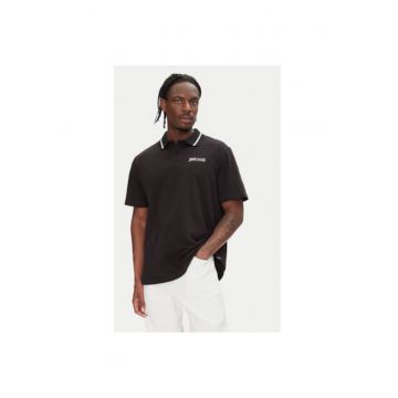 Tricou polo barbati  78OAGT15 CJ506 - Bumbac - Negru