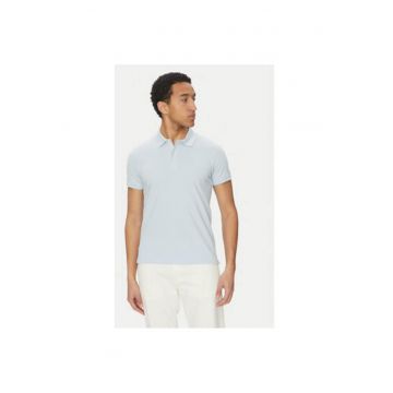 Tricou polo barbati  M5511B-T3240 - Bumbac - Albastru deschis