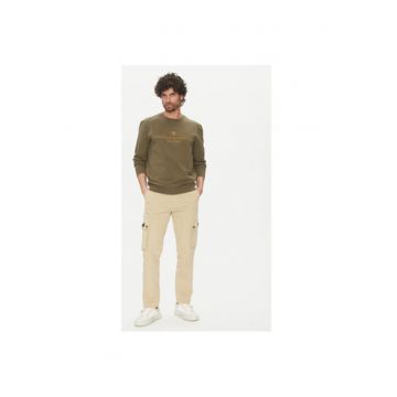 Bluza barbati  251FE2005F459 - Bumbac/Elastan - 3XL INTL - Kaki