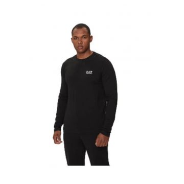 Bluza barbati -  bumbac si elastan - negru -