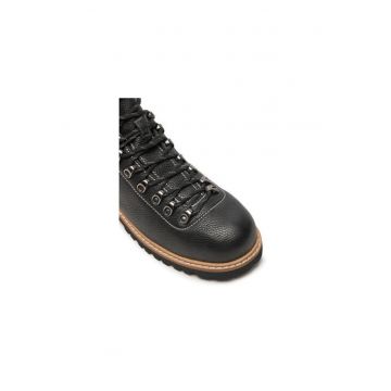 Bocanci de drumetie barbati  14318001 - Piele naturala - 41 EU - Negru