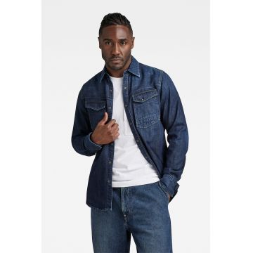 Camasa slim fit din chambray