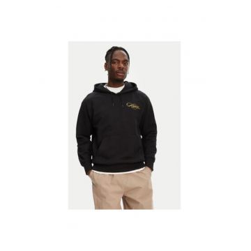 Hanorc barbati  341T54W - Bumbac organic - Negru
