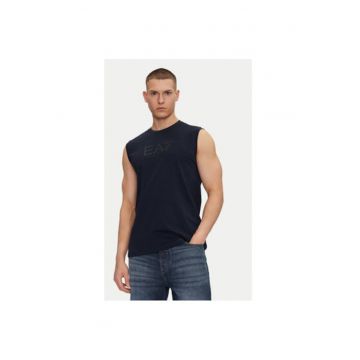 Maiou barbati Ea7 Emporio Armani - 7M000223 AF10375 - Bumbac - Bleumarin