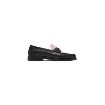 Mocasini barbati  ROMA - Piele naturala - Negru