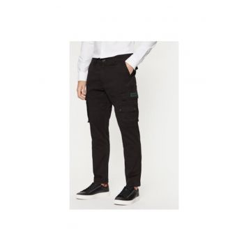Pantaloni barbati  242PA1632CT3399 - Bumbac - 54 EU - Negru