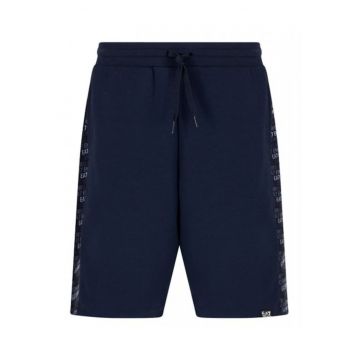 Pantaloni barbati -  7 Bermuda - bleumarin - 63% bumbac - 37% poliester