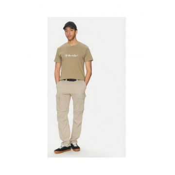Pantaloni barbati -  G053 CORE REGULAR CARGO - bej - poliester