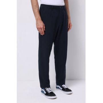 Pantaloni drepti texturati