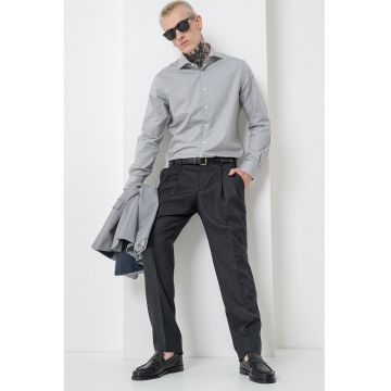 Pantaloni eleganti din lana cu pensa
