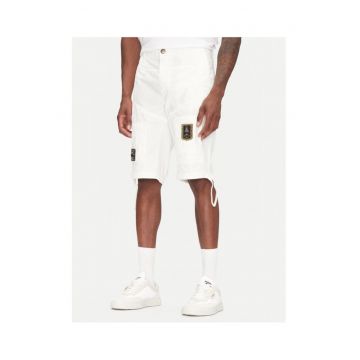 Pantaloni scurti barbati  251BE041CT1122 - Bumbac - Alb - Alb