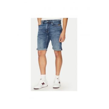 Pantaloni scurti din denim barbati  D24430-C052 - Bumbac/Elastan - 35 US - Albastru