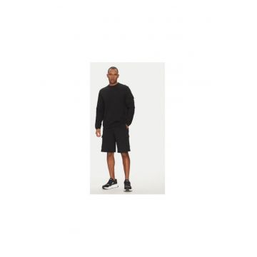 Pantaloni scurti sport barbati Ea7 Emporio Armani - 7M000326 AF12660 - Bumbac/Elastan - 2XL INTL - Negru