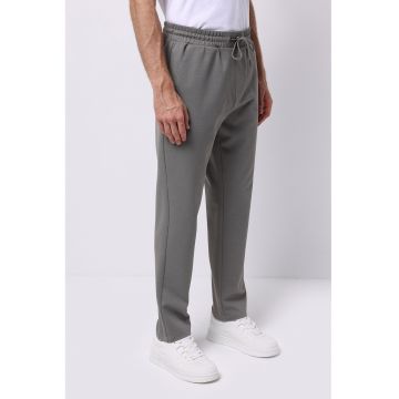 Pantaloni sport uni cu snururi