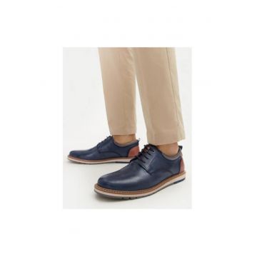 Pantofi barbati  302997527 - Piele naturala - 45 EU - Albastru