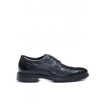 Pantofi barbati -  Piele - Negru - Marimea
