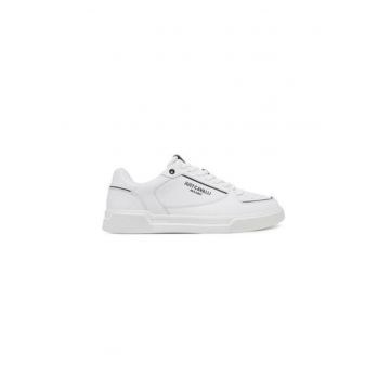 Pantofi sport barbati - 78QA3SB2 ZPA91 -  Piele naturala - Alb