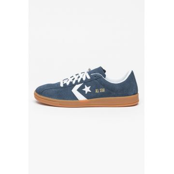 Pantofi sport din piele intoarsa cu logo