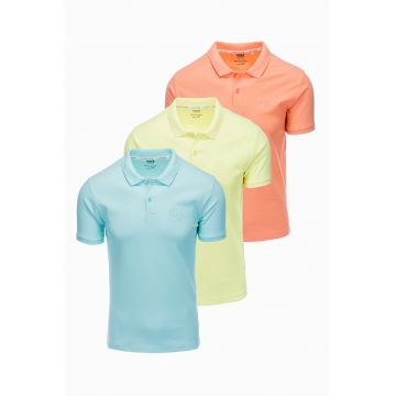 Set 3 tricouri polo  Z28 - Barbati - Bumbac