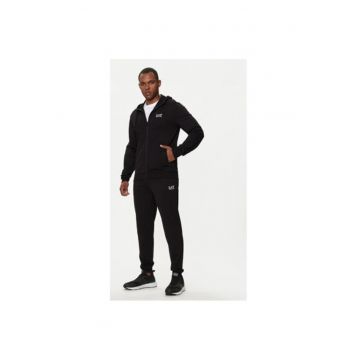 Trening barbati Ea7 Emporio Armani - 8NPV63 PJVRZ - Bumbac - Negru