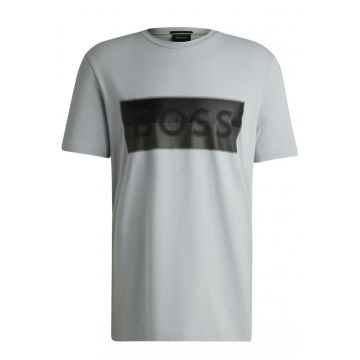 Tricou barbati  bumbac gri