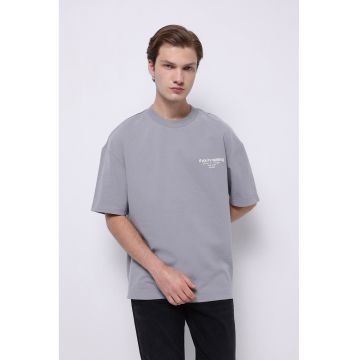 Tricou de bumbac cu text