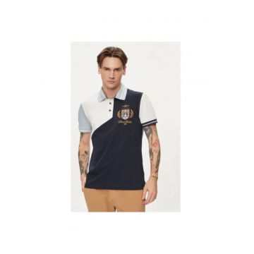 Tricou polo barbati  241PO1764P199 - Bumbac - M INTL - Bleumarin/Albastru