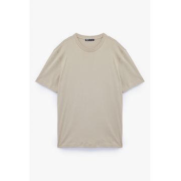 Tricou uni de bumbac