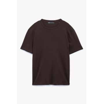 Tricou uni de bumbac
