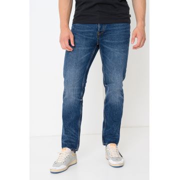 Blugi conici cu 5 buzunare