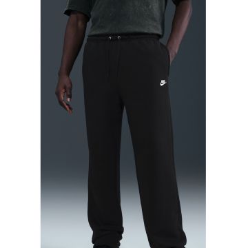 Pantaloni de trening cu croiala dreapta si snur de ajustare