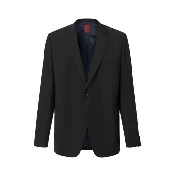 Sacou regular fit cu inchidere la un singur rand de nasturi