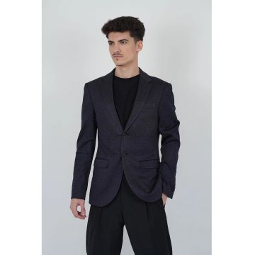 Sacou regular fit cu inchidere la un singur rand de nasturi JP1