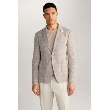 Sacou regular fit cu inchidere la un singur rand de nasturi JP4