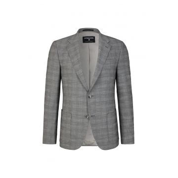 Sacou regular fit cu inchidere la un singur rand de nasturi STR6