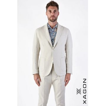 Sacou regular fit - cu inchidere la un singur rand de nasturi XG1