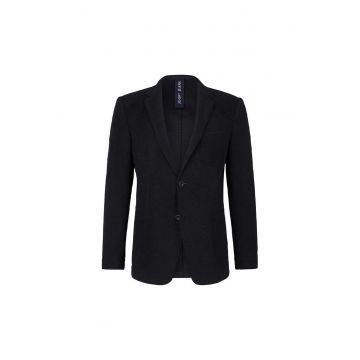 Sacou regular fit la doua randuri de nasturi