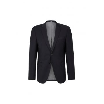 Sacou regular fit la un singur rand de nasturi
