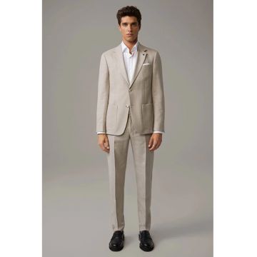 Sacou slim fit cu inchidere la un singur rand de nasturi