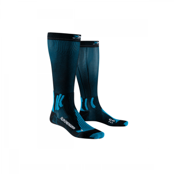 Sosete Barbati X-bionic Run Energizer 4 0 Opal Black-twyce Blue