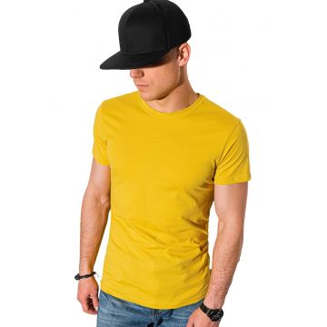 Tricou de bumbac cu model uni