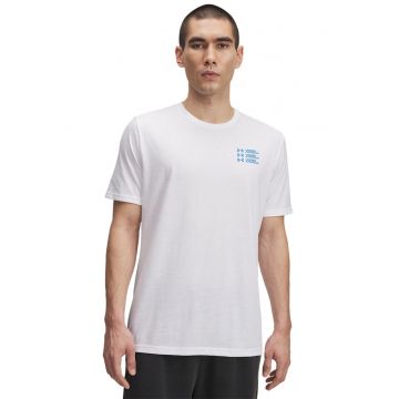 Tricou regular fit cu decolteu la baza gatului